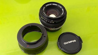 Olympus Zuiko 50mm f/1.8 + Adapt Fotodiox Micro4/3