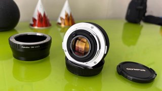 Olympus Zuiko 50mm f/1.8 + Adapt Fotodiox Micro4/3
