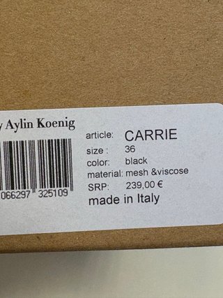 Décolleté Aylin Koenig Nere con Fiocco