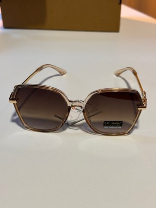 Gafas de sol SunRay marrones y doradas