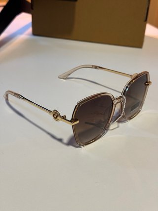 Gafas de sol SunRay marrones y doradas