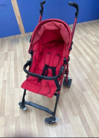 Silla de paseo bebé roja