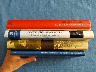 Lote Antonio Skármeta.  4 libros.