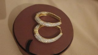 Pendientes Aro Bañados en Oro 18k