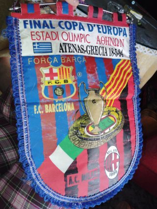 Banderín Final Copa de Europa 1994
