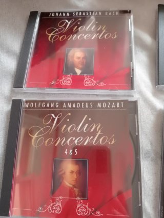 Caja 4 CDs Conciertos Violín Clásicos