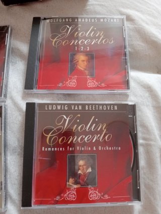 Caja 4 CDs Conciertos Violín Clásicos
