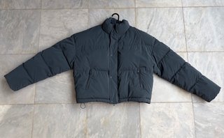 Chaqueta acolchada hombre gris