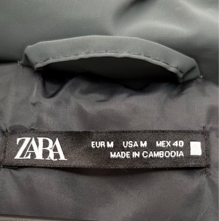 Chaqueta acolchada hombre gris