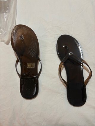 Sandalias Carey Marrón Plástico Talla 40