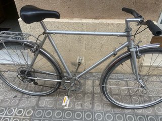 Bicicleta Clásica Vintage Plata