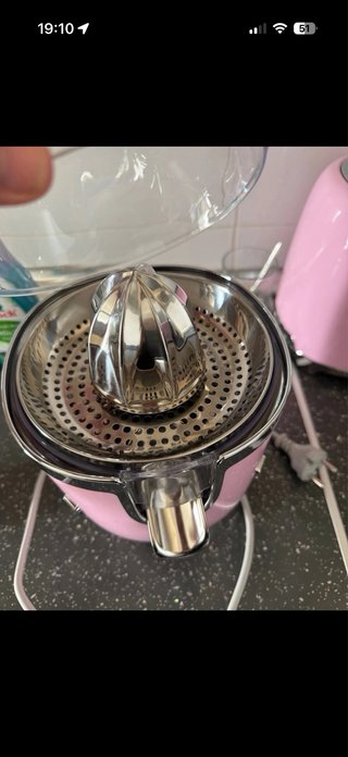 Exprimidor Smeg Rosa