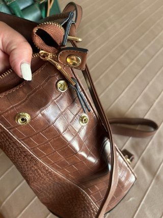 Bolso Piel Paco Martinez Marrón Cocodrilo