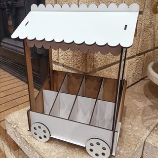 Carrito Madera Mesas Dulces