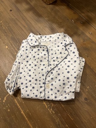 Pijama Gocco Estrellas Niñ@ Azul/Blanco Talla 7-8