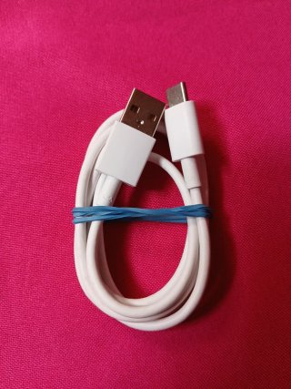 Cable Carga USB-A a USB-C Blanco