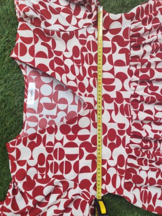 Vestido largo estampado Talla L