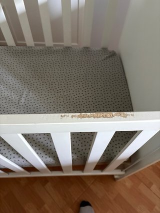 Cuna blanca Micuna. Colchón opcional
