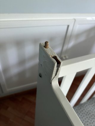 Cuna blanca Micuna. Colchón opcional