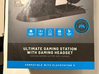 Estação de carregamento gaming PS5 com Headset