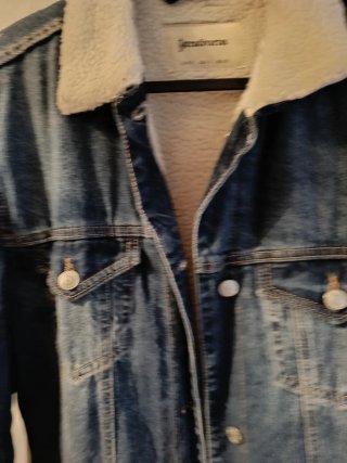 Chaqueta vaquera oversize Stradivarius forrada