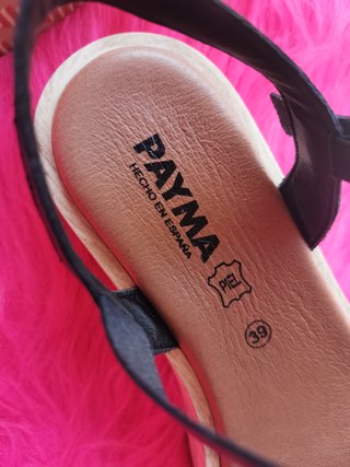 Sandalias plataforma Piel Talla 39 Nuevas caja