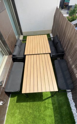Conjunto bancos y Mesa de Terraza