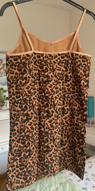 Camiseta tirantes animal print mujer