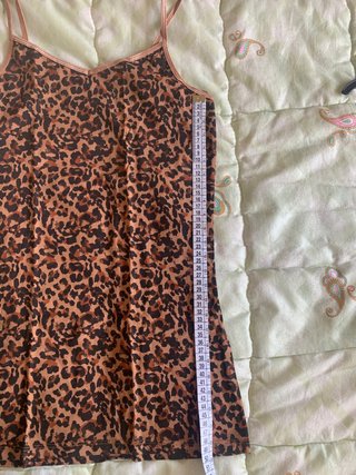 Camiseta tirantes animal print mujer