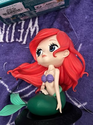 Figura Qposket Ariel La Sirenita PVC