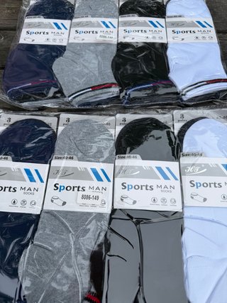 24 Pares Calcetines sport tobilleros 40-46