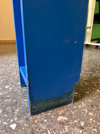 Estantería alta azul