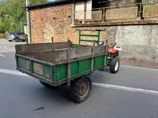Remolque agrícola verde