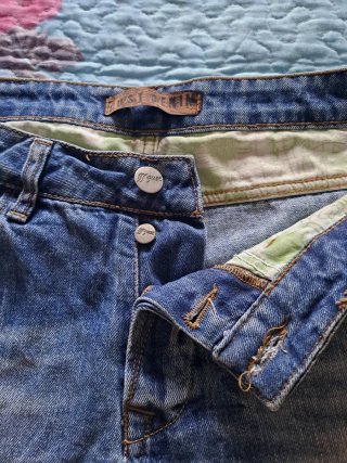 Shorts vaqueros hombre