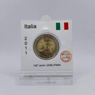 2 Euro Commemorativa Italia 2011 Unità FDC