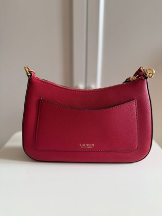 Bolso Piel Ralph Lauren Rojo