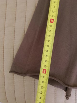 Jersey Zara punto marrón talla M