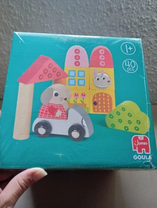 Juego de bloques de Construcción de madera