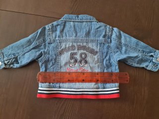 Giacca Prenatal jeans bimbo 6/9 mesi