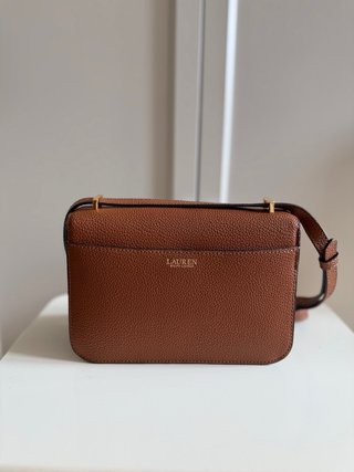 Bolso Piel Marrón Ralph Lauren