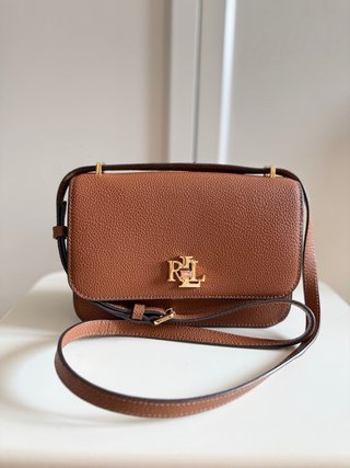 Bolso Piel Marrón Ralph Lauren