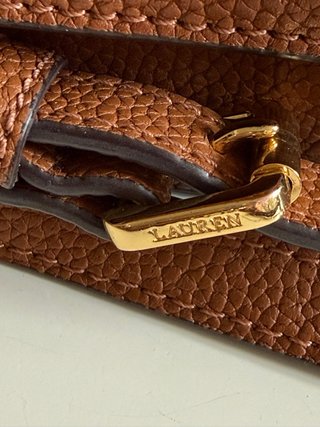 Bolso Piel Marrón Ralph Lauren