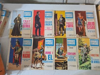 Colección Hombres Famosos (10 cómics)