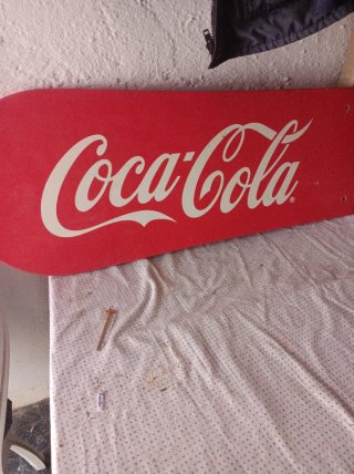 Cartel Coca-Cola Vintage Madera
