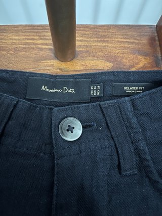 Pantalones negros Massimo Dutti