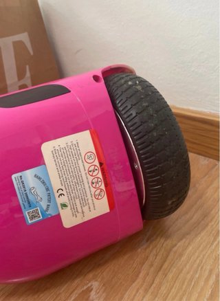 Hoverboard rosa antiguo