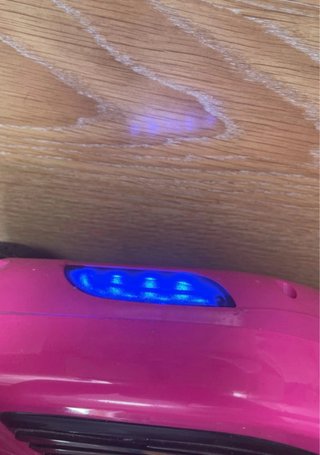 Hoverboard rosa antiguo