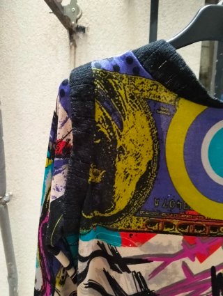 Chaqueta Zara y Camiseta Multicolor