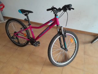Bicicleta Montaña Infantil Kross Rosa