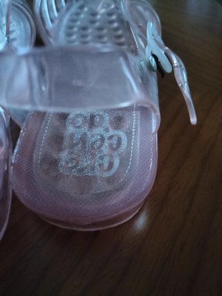 Cangrejeras rosas talla 33